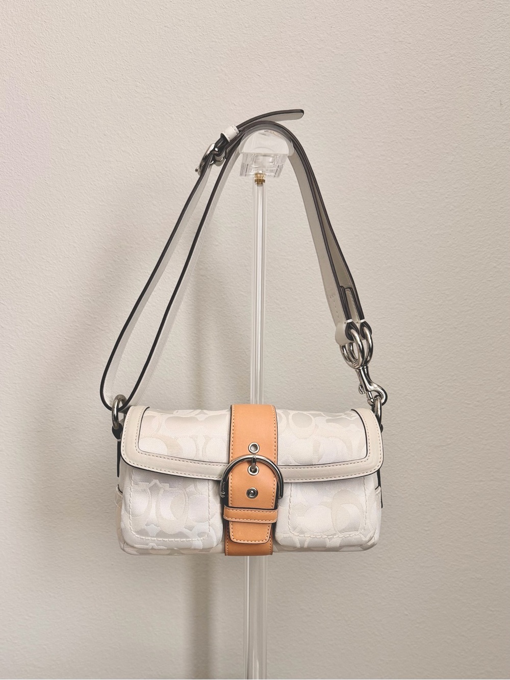 Coach White Soho Crossbody Bag